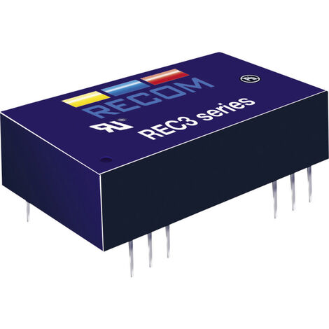 RECOM REC3-0515DR/H1 DC/DC-Wandler, Print 5 V/DC 15 V/DC, -15 V/DC 100 mA 3 W Anzahl Ausgänge: 2 x I