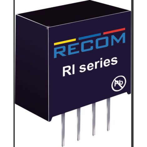 RECOM RI-0505S/P Convertitore DC/DC da circuito stampato 5 V/DC 5 V/DC 400 mA 2 W Num. uscite: 1 x Contenuto 1 pz.