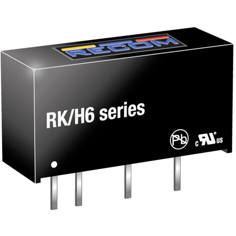 RECOM RK-2415S/H6 DC/DC-Wandler, Print  15 66 mA 1 W Anzahl Ausgänge: 1 x Inhalt 1 St.