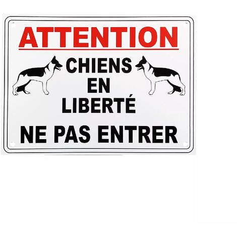 Panneau Attention Au Chien A Prix Mini