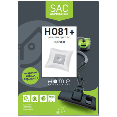 Reconditionné-Sac microfibre adaptable par 4 HEHO81+REC pour Aspirateur , TELIOS EXTRA HOOVER