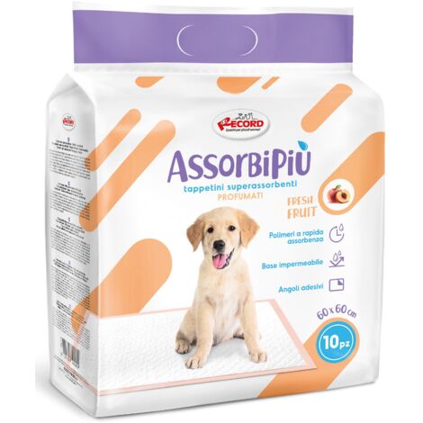 Record Italia  compresas para cachorros  60 x 60 - Fruity 10 uds.