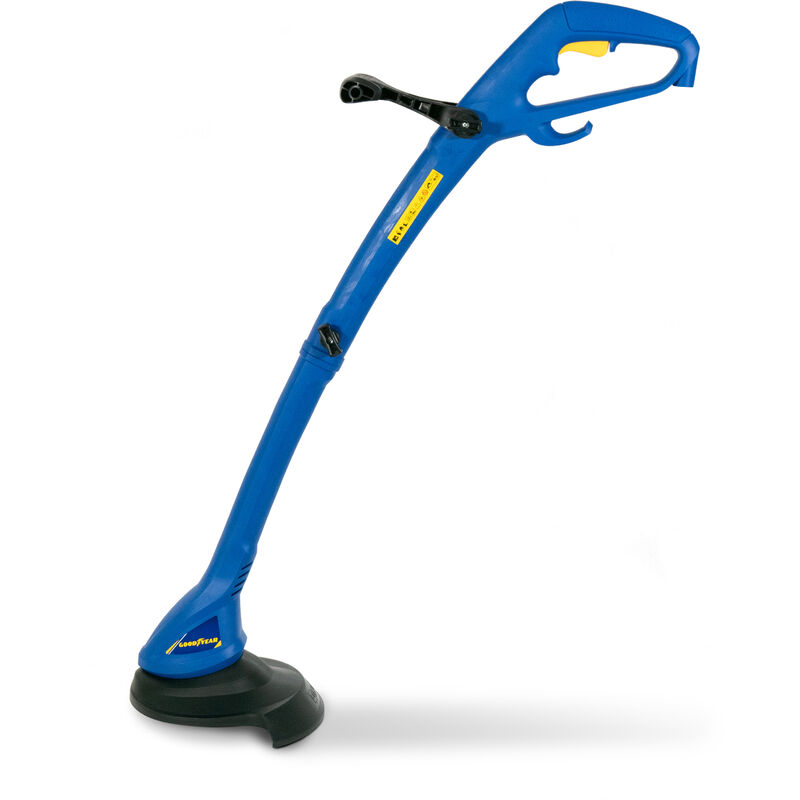 

Cortabordes electrico 350W 230V ancho de corte 250 mm de hilo de nylon 10000RPM con cabezal ajustable 180º GOODYEAR