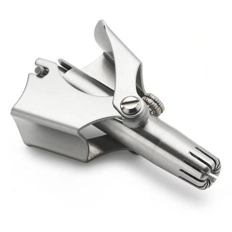 Recortador de vello nasal unisex, portátil, lavable, manual, para hombre, cuidado personal, 1 pieza