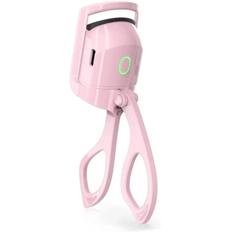 Recourbe-cils chauffant, recourbe-cils rechargeable par USB, recourbe-cils électrique - rose
