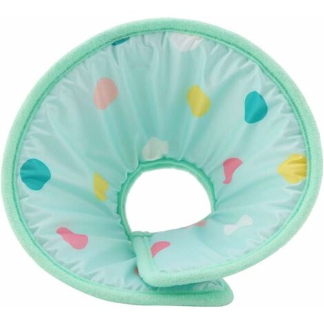 Recovery Pet Cone Cat for Dog Dog Soft Sponge Cone Adjustable Protective Collar Anti-bite and Lick Wounds Healing Safety Neck Cover (S)