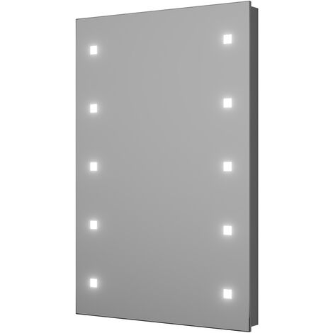 Rectangle Battery Operated 10 Light Mirror 300 x 450mm