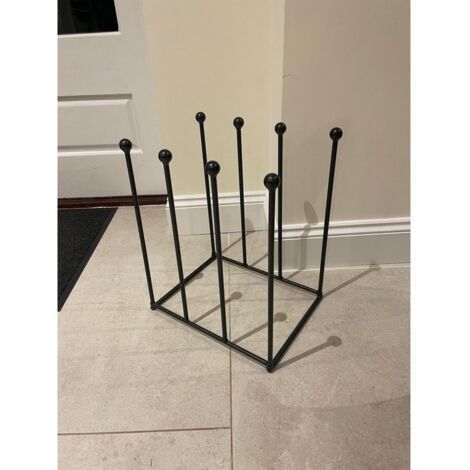 Rectangle Boot Rack  - Steel - L29 x W37 x H45.5 cm - Black