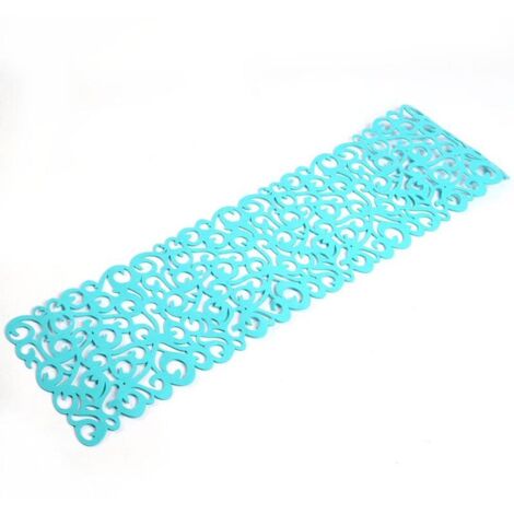 Rectangle Creux Feutre Chemin De Table Nappe Tapis Napperons DéCorations Domestiques, 4011 Pouces (Vert Clair)