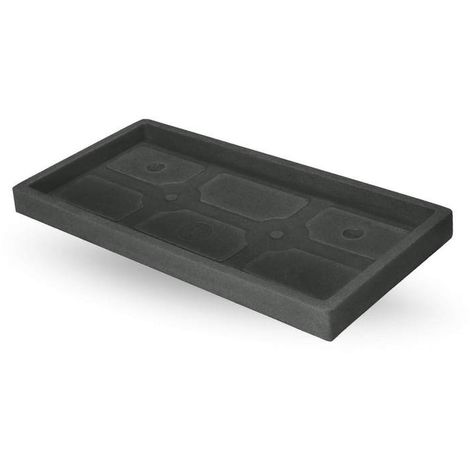 Rectangulaire sous jardinière  Blanc - 80 cm