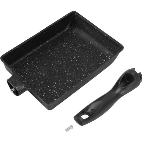 Rectangular Frying Pan Thickened Aluminum Alloy Nonstick Coating Cooking Pan for Steak Egg Roll