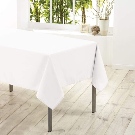 Rectangular Polyester Tablecloth Plain Easy Care Washable