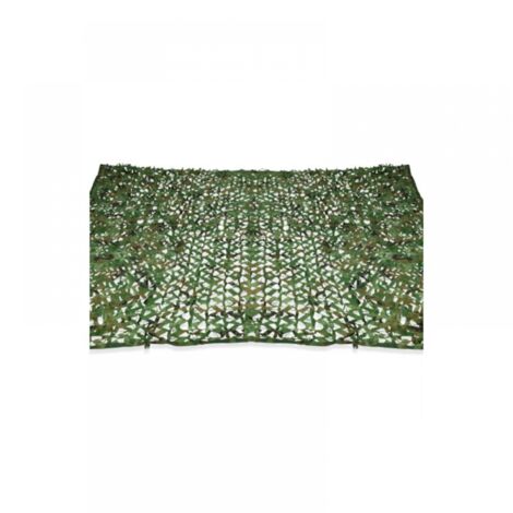 Rectangular shade sail camouflage design parasol 3x4m green mesh