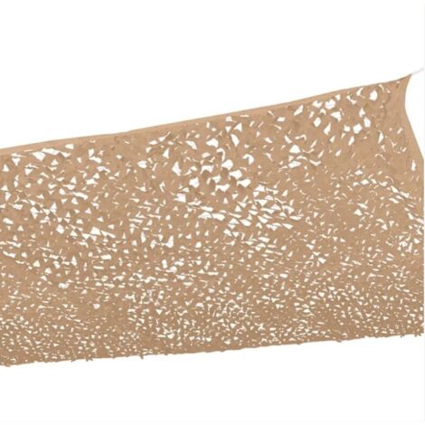 Rectangular shadow sail shadow design camouflage 3x4 m sand