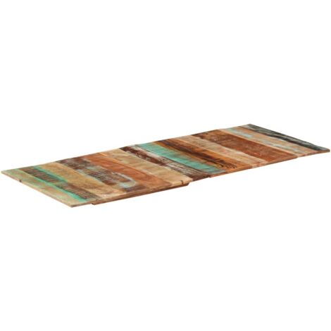 Rectangular Table Top 60x140 cm 15-16 mm Solid Reclaimed Wood vidaXL