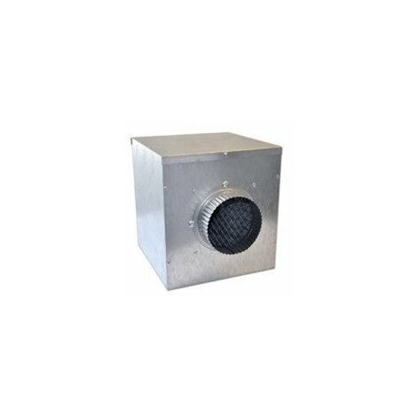 Recupair – Caisson de distribution d'air chaud 160mm – Isolation laine de roche – Filtre extractible en paille métallique – Construction tôle acier galvanisé