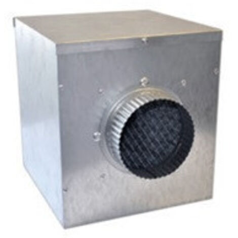 Recupair – Caisson de distribution d'air chaud 160mm – Isolation laine de roche haute densité – Filtre extractible en paille métallique – Construction tôle acier galvanisé