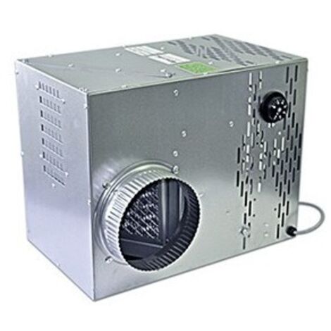 Recupair – Groupe de récupération d'air chaud 400m³/h – Filtre métallique lavable – Moteur 200°C – Caisson galvanisé anti-corrosion - 400m3