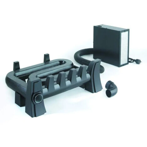 Récupérateur de chaleur EQUATAIR Classic – Puissance 7000W – Volume chauffé jusqu'à 230m³ – Température air jusqu'à 350°C – Support pare-buches – Confort Domo