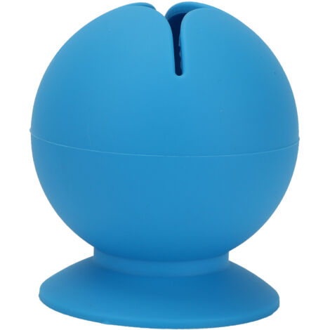 Récupérateur de Déchets en Silicone à Ventouse pour Collecte de Chutes de Vinyle, Rangement de Bureau Bleu