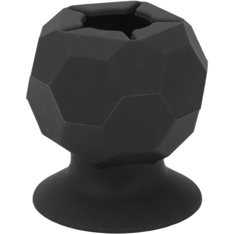 Récupérateur de Déchets Portable en Silicone - Balle de Collecte Manuelle avec Ventouse pour Étudiants - Noir
