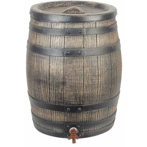 Récupérateur d'eau barrique 120 litres, Socle Sans socle