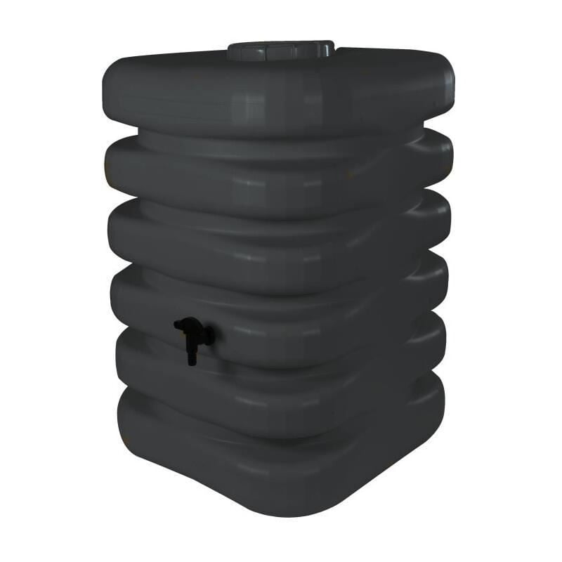 Belli - Récupérateur d'eau Cubique - 350 litres - Anthracite
