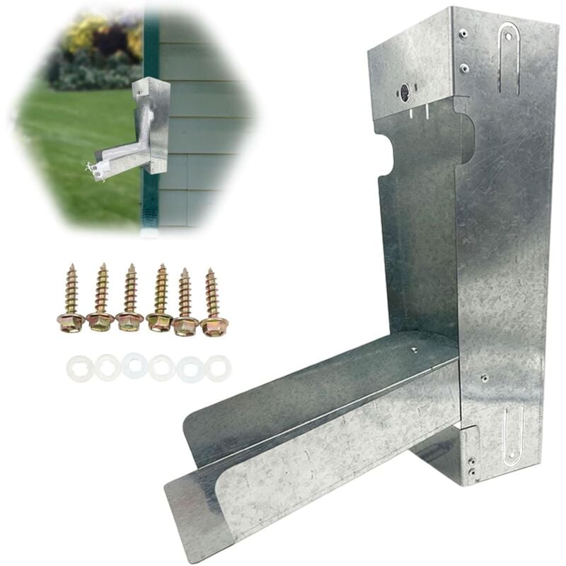 Umnuou - Récupérateur d'eau de pluie Convient pour un tuyau de descente standard de 34 pouces inox