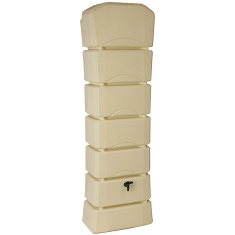 Récupérateur Deau De Pluie Latitude 300 L Beige Kit Raccord Chéneau