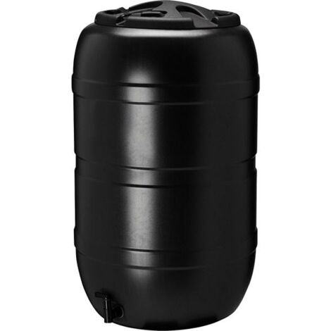 Nature – Récupérateur d'eau de pluie 120 L – Dimensions 51x81 cm – Polyéthylène anti-UV – Couvercle verrouillable et robinet inclus