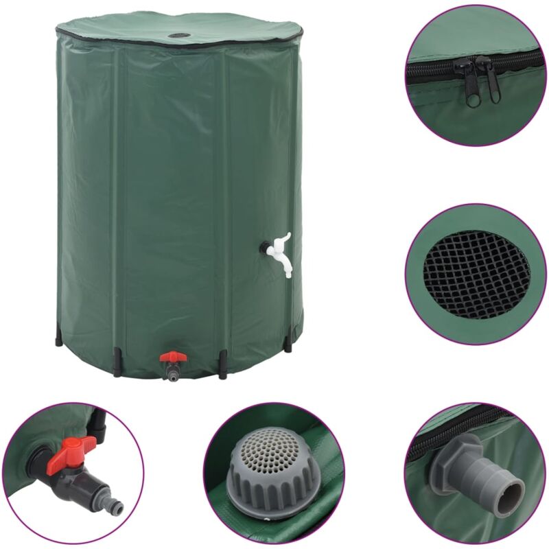 Vidaxl - Réservoir d'eau de pluie pliable 750 l