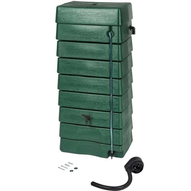 Nature - Récupérateur d'eau tonneau forme murale 276 litres