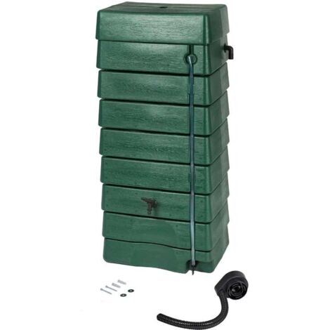 Récupérateur d'eau tonneau forme murale 320 litres