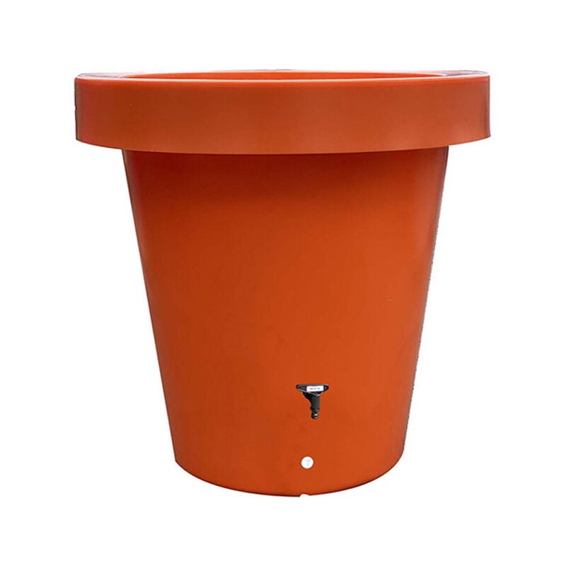 Carré de plantation récupérateur eau de pluie aérien lluvia 420l-ORANGE-100.0000cm - orange