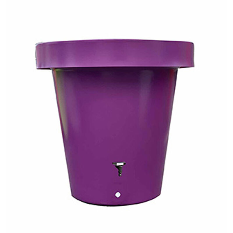 Carré de plantation récupérateur eau de pluie aérien lluvia 420l-VIOLET-100.0000cm - violet