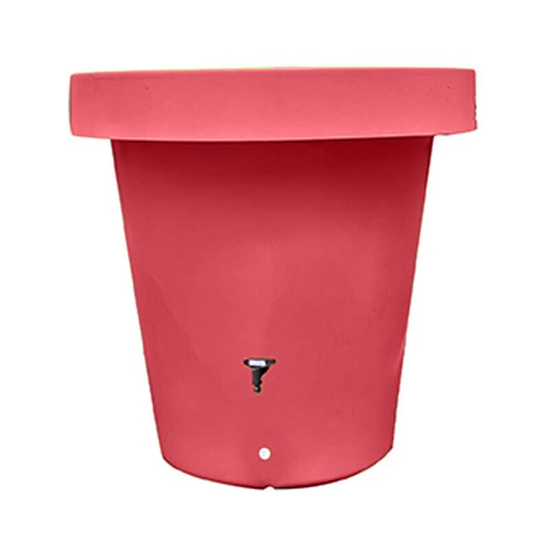 Carré de plantation récupérateur eau de pluie aérien lluvia 420l-ROUGE FRAISE-100.0000cm - rouge fraise