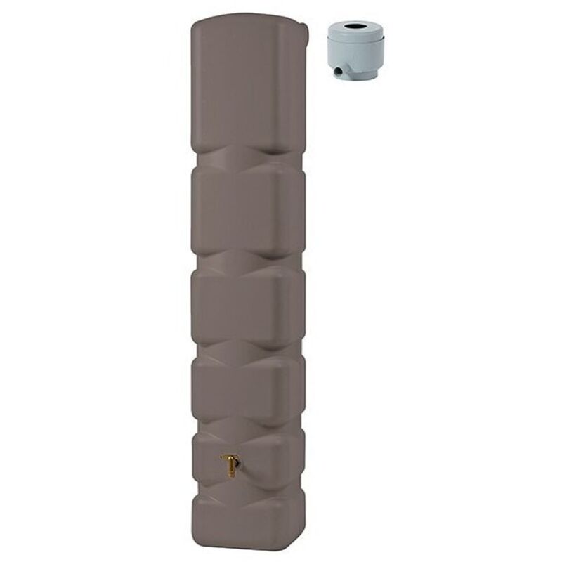 FP Garantia Cuve Murale Basic - R&eacute;cup&eacute;rateur d'eau de Pluie 300L - Taupe