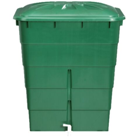 Recuperateur eau rect 300l ref.501206 vert
