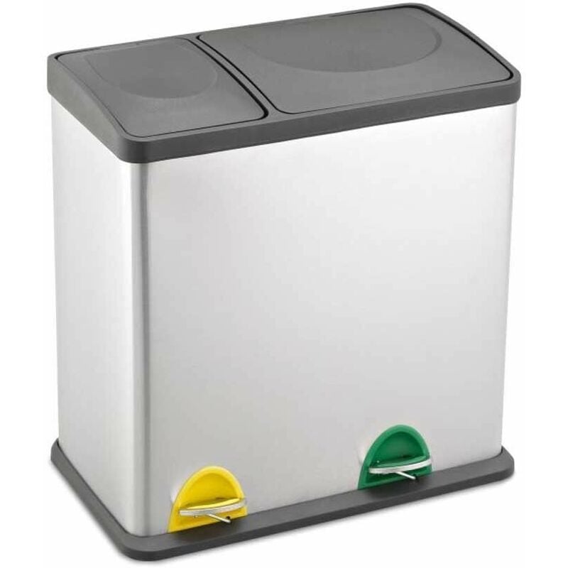 Recyq Recycling Bin With Lids For Kitchen 36 Litre Capacity 2
