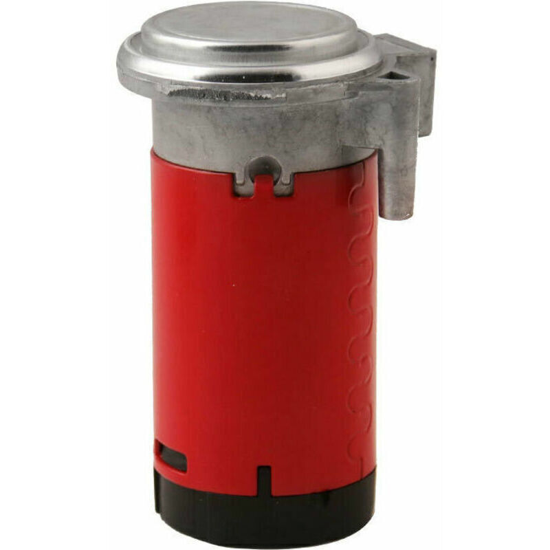 Red 12V air compressor air pump kit, electric horn with hose and electromagnetic motor, used for super loud horn to replace the air pump kit of any