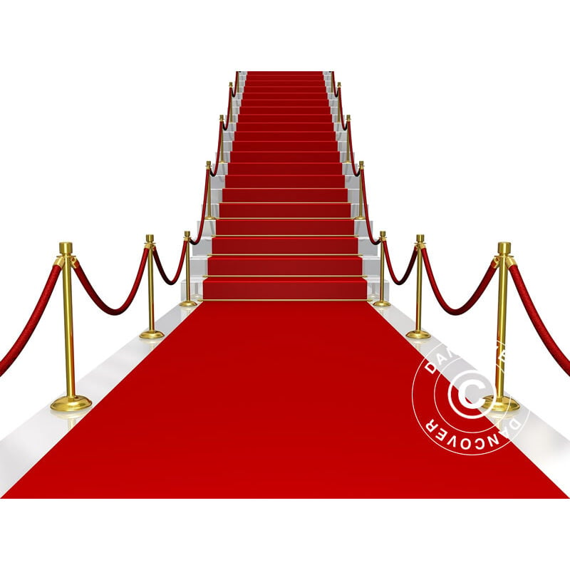 Red carpet runner, 1x6 m, 400 g