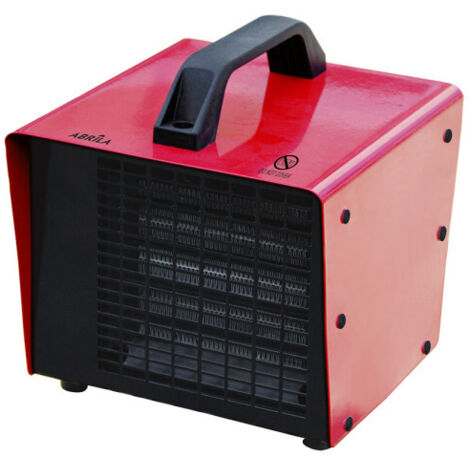 Red Chopo Industrial PTC Radiateur soufflant en céramique 3000 W Thermostat 3 puissances (26 x 23,5 x 23,5 cm)