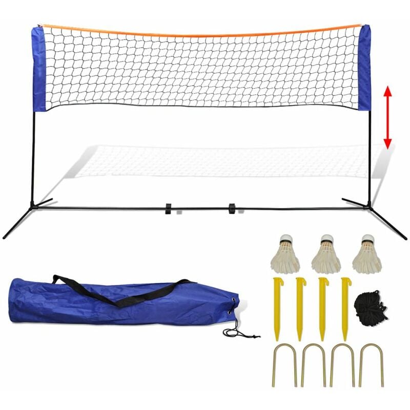 

Red de badminton con volantes 300x155 cm