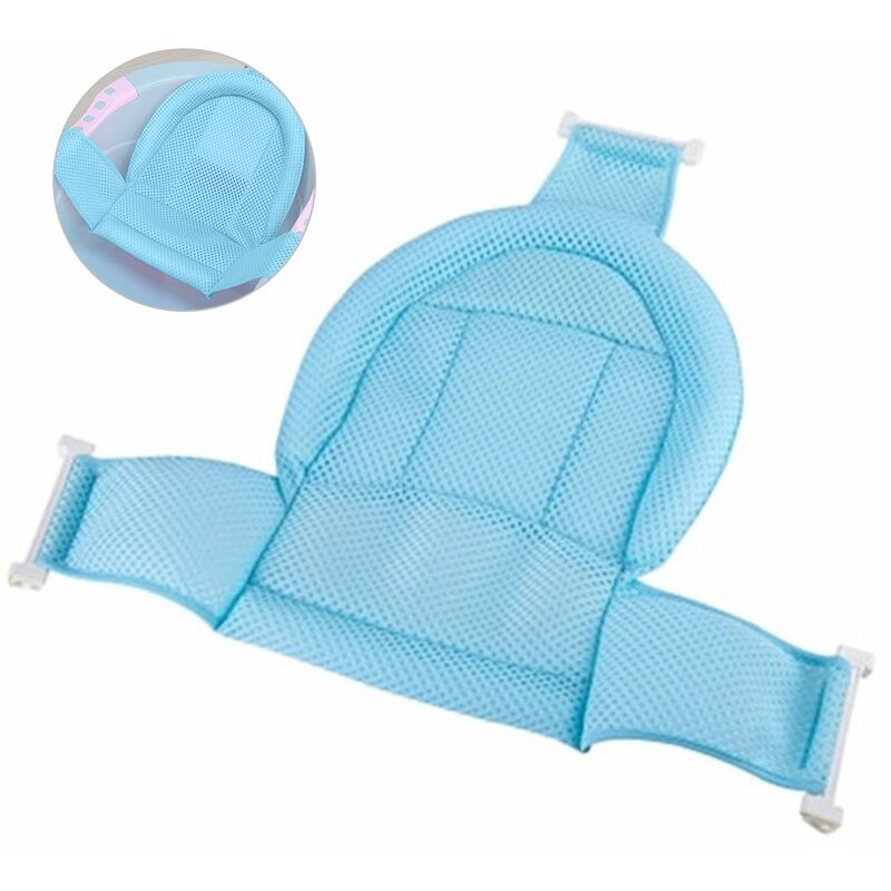 

Red de bano para bebe, red de soporte para bano, eslinga ajustable para banera, asiento de bano para bebe transpirable, malla de ducha