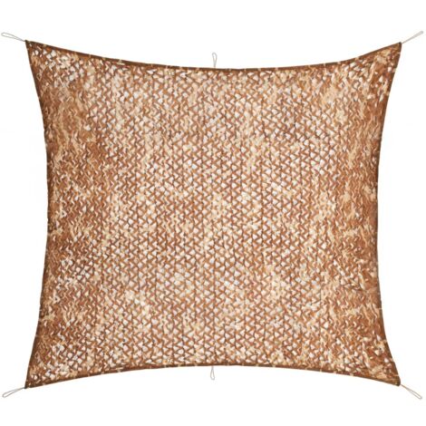 Red de camuflaje con bolsa de almacenamiento beige 2x3 m