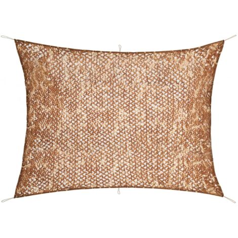Red de camuflaje con bolsa de almacenamiento beige 2x4 m
