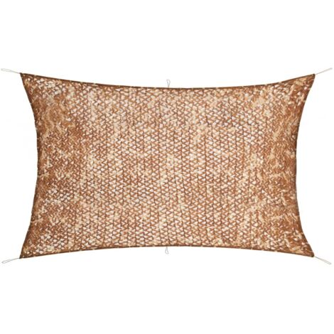 Red de camuflaje con bolsa de almacenamiento beige 2x8 m