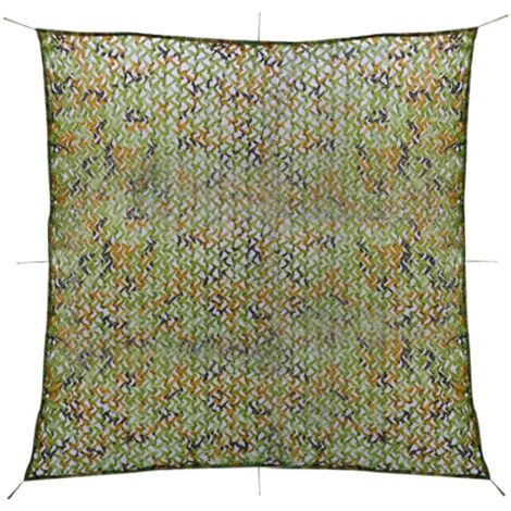 Red de camuflaje con bolsa de almacenamiento verde 5x5 m
