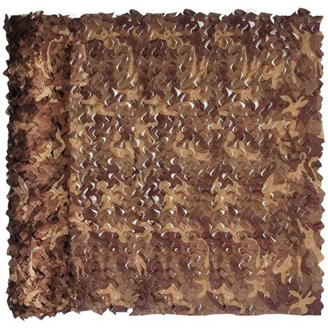 Red de camuflaje en rollo, tela de camuflaje militar, toldo para decoración de fiestas y campamentos al aire libre, 2 x 3 m
