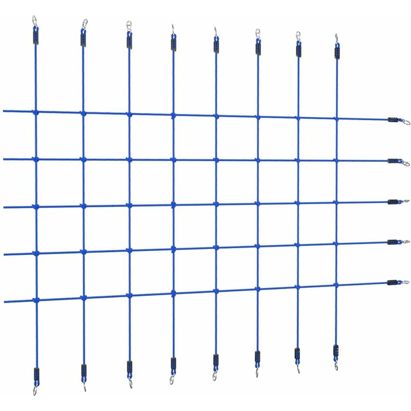 

Red de escalada azul 200x150 cm